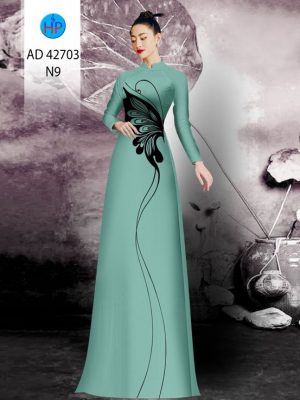 Vải Áo Dài Cánh Bướm Độc Đáo AD 42703 19 Vai Ao Dai Canh Buom Doc Dao AD 42703