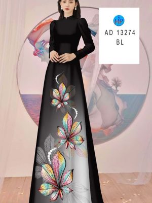 Vải Áo Dài Hoa In 3D Độc Đáo AD 13247 19 Vai Ao Dai Hoa In 3D Doc Dao AD 13247
