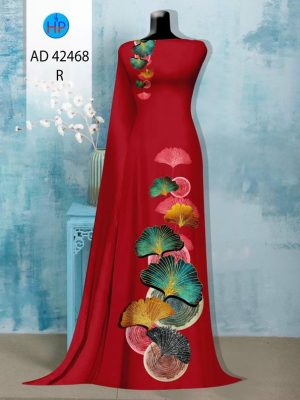 Vải Áo Dài Hoa In 3D Kiểu Mới AD 42468 19 Vai Ao Dai Hoa In 3D Kieu Moi AD 42468