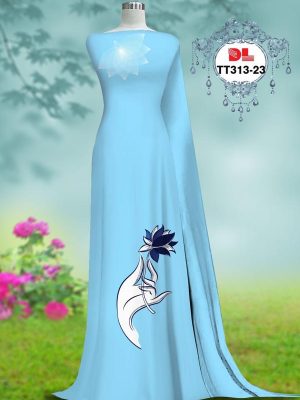 Vải Áo Dài Hoa Sen Kiểu Mới AD TT313 23 Vai Ao Dai Hoa Sen Kieu Moi AD TT313