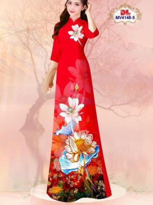 Vải Áo Dài Hoa Sen Thiết Kế 2023 AD MV4148 21 Vai Ao Dai Hoa Sen Thiet Ke 2023 AD MV4148