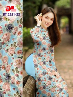 Vải Áo Dài Hoa Hồng Đều Mới Ra AD BT2251 22 1682996065 291 Vai Ao Dai Hoa Hong Deu Moi Ra AD BT2251