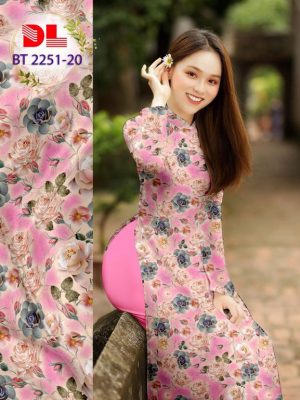 Vải Áo Dài Hoa Hồng Đều Mới Ra AD BT2251 34 1682996072 856 Vai Ao Dai Hoa Hong Deu Moi Ra AD BT2251