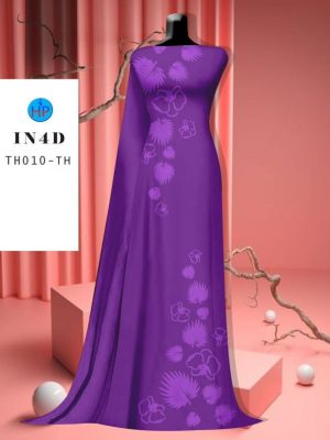 1685416665 516 Vai Ao Dai Hoa In Chim 4D Thiet Ke 2023