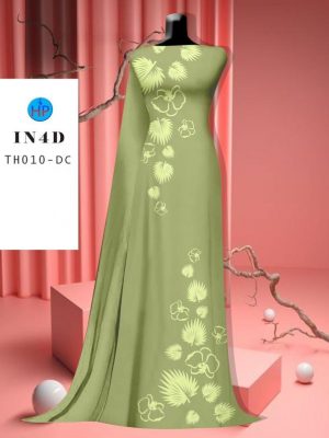 1685416670 989 Vai Ao Dai Hoa In Chim 4D Thiet Ke 2023