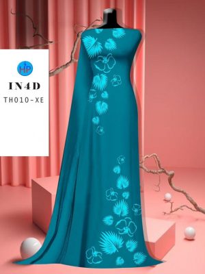 1685416673 721 Vai Ao Dai Hoa In Chim 4D Thiet Ke 2023