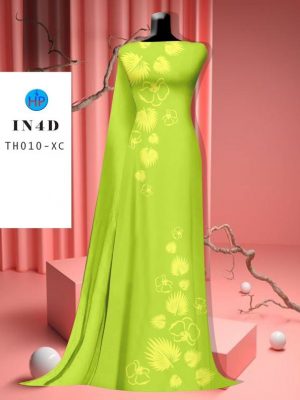 1685416674 878 Vai Ao Dai Hoa In Chim 4D Thiet Ke 2023