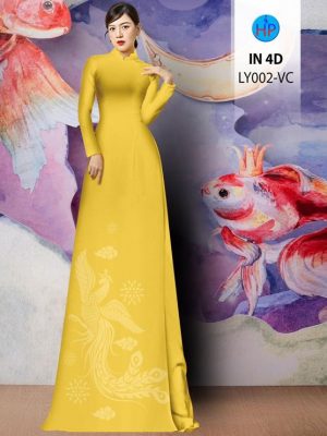 Vải Áo Dài Chim Phượng Vừa Ra AD LY002 17 Vai Ao Dai Chim Phuong Vua Ra AD LY002