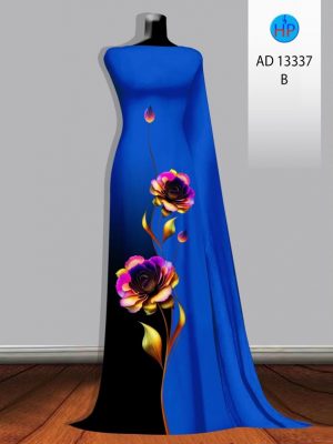 Vải Áo Dài Hoa In 3D Vừa Ra AD 13337 20 Vai Ao Dai Hoa In 3D Vua Ra AD 13337