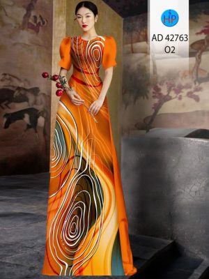 Vải Áo Dài Hoa Văn Độc Đáo AD 42763 19 Vai Ao Dai Hoa Van Doc Dao AD 42763
