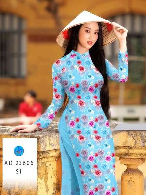 Vải Áo Dài Hoa Hồng Đều Thiết Kế 2023 AD 23606 21 1685931858 23 Vai Ao Dai Hoa Hong Deu Thiet Ke 2023 AD