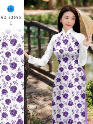Vải Áo Dài Hoa Hồng Đều Vừa Ra AD 23695 21 1686023620 493 Vai Ao Dai Hoa Hong Deu Vua Ra AD 23695