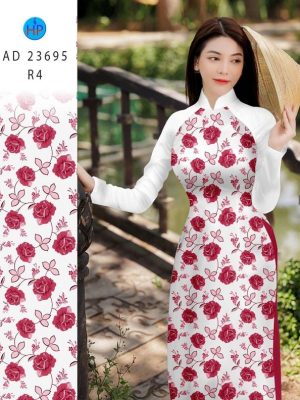 Vải Áo Dài Hoa Hồng Đều Vừa Ra AD 23695 23 1686023622 141 Vai Ao Dai Hoa Hong Deu Vua Ra AD 23695
