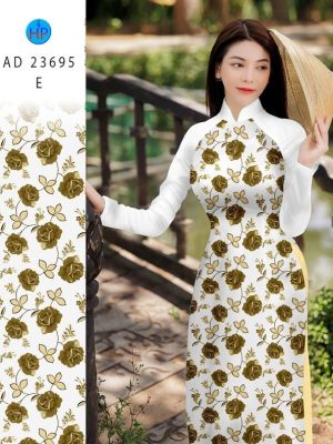 Vải Áo Dài Hoa Hồng Đều Vừa Ra AD 23695 27 1686023624 885 Vai Ao Dai Hoa Hong Deu Vua Ra AD 23695
