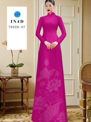 Vải Áo Dài Hoa Sen In 4D Độc Đáo AD TH008 34 1686535614 148 Vai Ao Dai Hoa Sen In 4D Doc Dao AD