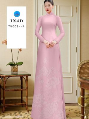 Vải Áo Dài Hoa Sen In 4D Độc Đáo AD TH008 35 1686535614 159 Vai Ao Dai Hoa Sen In 4D Doc Dao AD