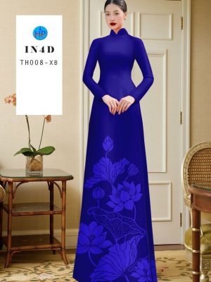 Vải Áo Dài Hoa Sen In 4D Độc Đáo AD TH008 41 1686535618 592 Vai Ao Dai Hoa Sen In 4D Doc Dao AD