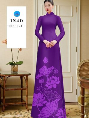 Vải Áo Dài Hoa Sen In 4D Độc Đáo AD TH008 46 1686535621 117 Vai Ao Dai Hoa Sen In 4D Doc Dao AD