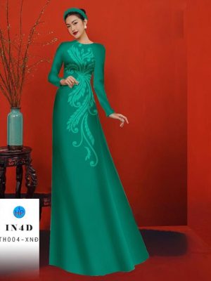 1687143153 41 Vai Ao Dai In Hoa Van 4D Thiet Ke 2023