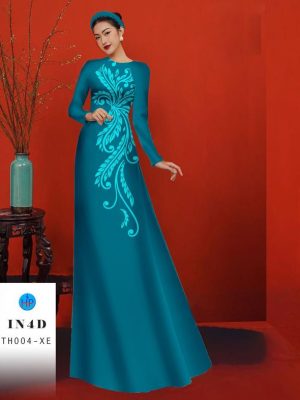 1687143155 132 Vai Ao Dai In Hoa Van 4D Thiet Ke 2023