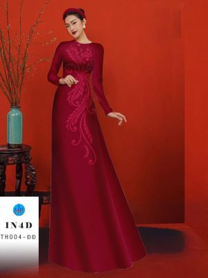 1687143161 82 Vai Ao Dai In Hoa Van 4D Thiet Ke 2023