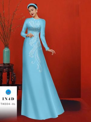 1687143162 35 Vai Ao Dai In Hoa Van 4D Thiet Ke 2023