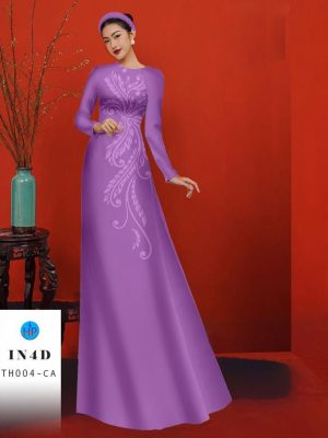 1687143164 518 Vai Ao Dai In Hoa Van 4D Thiet Ke 2023