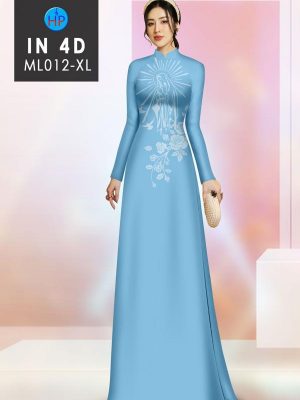 Vải Áo Dài Đức Mẹ Và Hoa Hồng Kiểu Mới AD ML012 45 1687143620 518 Vai Ao Dai Duc Me Va Hoa Hong Kieu Moi