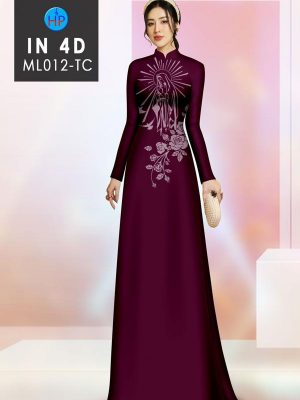 Vải Áo Dài Đức Mẹ Và Hoa Hồng Kiểu Mới AD ML012 49 1687143622 913 Vai Ao Dai Duc Me Va Hoa Hong Kieu Moi