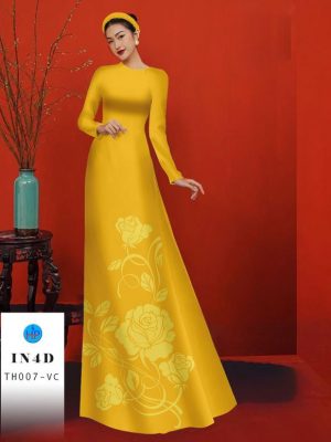 Vải Áo Dài Hoa Hồng Chìm 4D Thiết Kế 2023 AD TH007 42 1688006986 392 Vai Ao Dai Hoa Hong Chim 4D Thiet Ke 2023