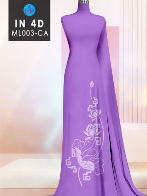 Vải Áo Dài Hoa Sen 4D Thiết Kế 2023 AD ML003 29 Vai Ao Dai Hoa Sen 4D Thiet Ke 2023 AD