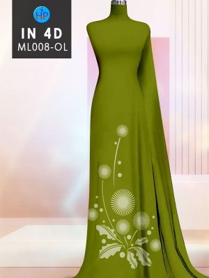 Vải Áo Dài In Hoa Bồ Công Anh Thiết Kế 2023 AD ML008 29 Vai Ao Dai In Hoa Bo Cong Anh Thiet Ke