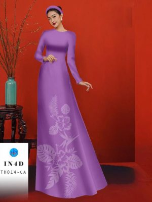 1688524957 448 Vai Ao Dai Hoa In Chim 4D Kieu Moi AD