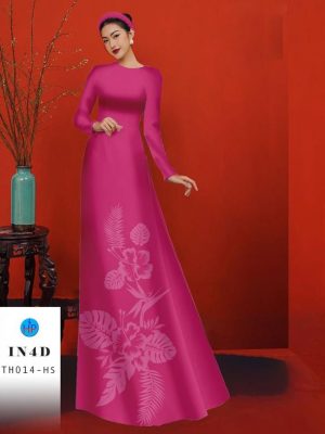 1688524958 361 Vai Ao Dai Hoa In Chim 4D Kieu Moi AD
