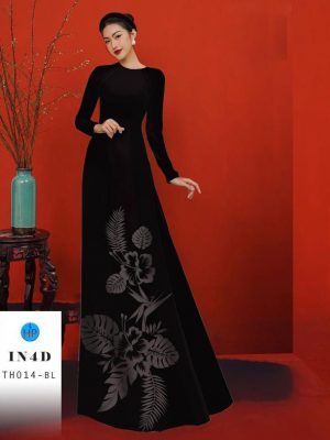 1688524959 481 Vai Ao Dai Hoa In Chim 4D Kieu Moi AD