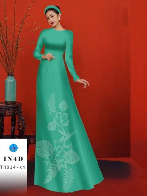1688524963 942 Vai Ao Dai Hoa In Chim 4D Kieu Moi AD