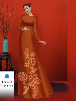 1688524963 963 Vai Ao Dai Hoa In Chim 4D Kieu Moi AD