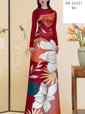 Vải Áo Dài Hoa In 3D Thiết Kế 2023 AD 23221 21 1688693738 399 Vai Ao Dai Hoa In 3D Moi Ra AD 23221