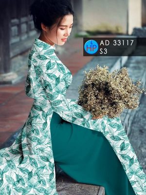 Vải Áo Dài Hình Lá Đều Kiểu Mới AD 33117 20 1689047135 370 Vai Ao Dai Hinh La Deu Kieu Moi AD 33117