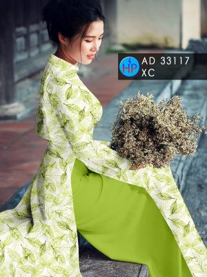 Vải Áo Dài Hình Lá Đều Kiểu Mới AD 33117 27 1689047139 138 Vai Ao Dai Hinh La Deu Kieu Moi AD 33117