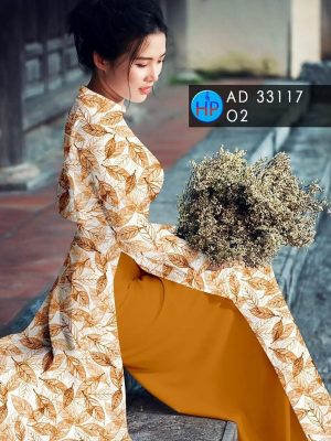 Vải Áo Dài Hình Lá Đều Kiểu Mới AD 33117 28 1689047140 357 Vai Ao Dai Hinh La Deu Kieu Moi AD 33117