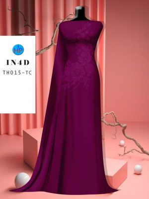 1689737604 253 Vai Ao Dai Hoa In Chim 4D Vua Ra AD