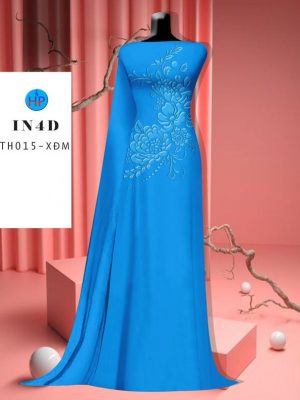 1689737605 714 Vai Ao Dai Hoa In Chim 4D Vua Ra AD