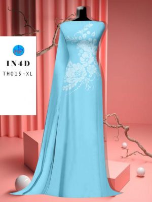 1689737611 689 Vai Ao Dai Hoa In Chim 4D Vua Ra AD