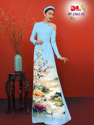 Vải Áo Dài Chim Hạc Kiểu Mới AD BT2362 26 1689821040 246 Vai Ao Dai Chim Hac Kieu Moi AD BT2362