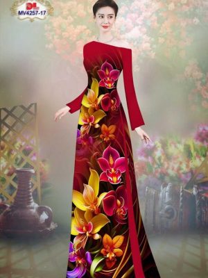 Vải Áo Dài Hoa Lan Kiểu Mới AD MV4257 33 1689824431 182 Vai Ao Dai Hoa Lan Doc Dao AD MV4257