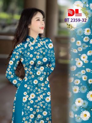 1689930098 285 Vai Ao Dai Hoa Cuc Deu Thiet Ke 2023 AD