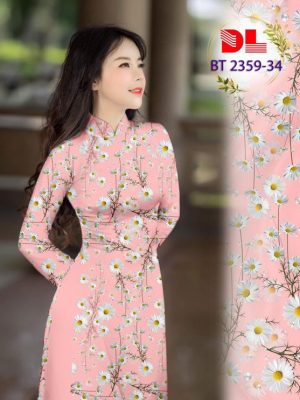 1689930100 357 Vai Ao Dai Hoa Cuc Deu Thiet Ke 2023 AD