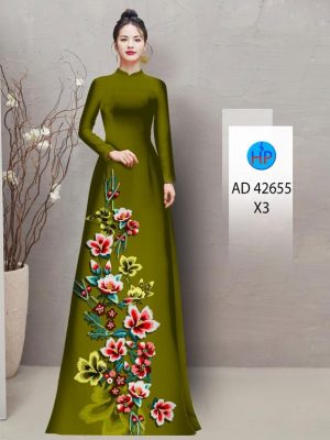 Vải Áo Dài Hoa In Giả Thêu Độc Đáo AD 42655 25 1690254538 801 Vai Ao Dai Hoa In Gia Theu Doc Dao AD