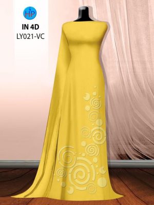 1690255456 20 Vai Ao Dai Hoa Van Chim 4D Thiet Ke 2023